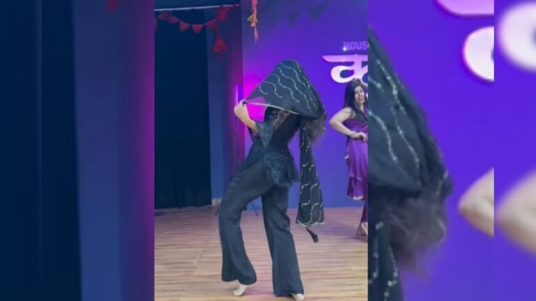 A girl in a black suit with a chunni on her head did a wonderful dance on the song ‘Boyfriend’, everyone became a fan after seeing the moves!