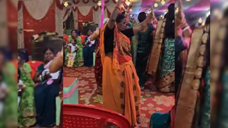 Grandmother became the highlight of the wedding, did an energetic dance on the song ‘Tinku Jiya’, everyone started clapping after seeing the moves.