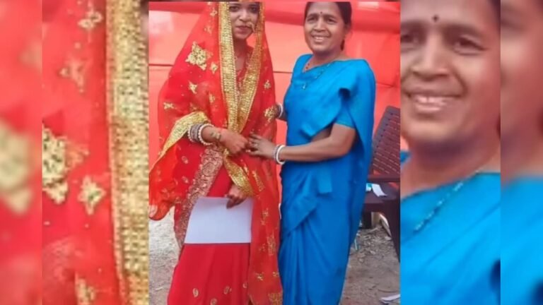 The bride reached the examination center directly from the wedding hall, decided to appear for Bihar Board 10th exam.