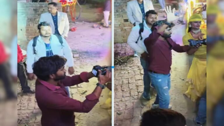 The cameraman started dancing loudly in the wedding procession, started doing such a thing, his video went viral
