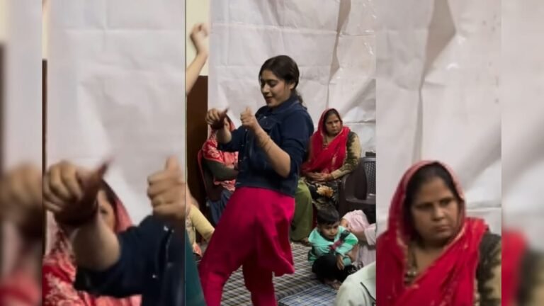 The girl did an amazing dance on the song ‘Laad Piya Ke’, even the elders in the house were happy!