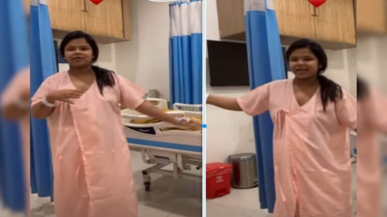 Doctor was preparing for delivery, patient was making a reel in the room, showing moves on Shararat
