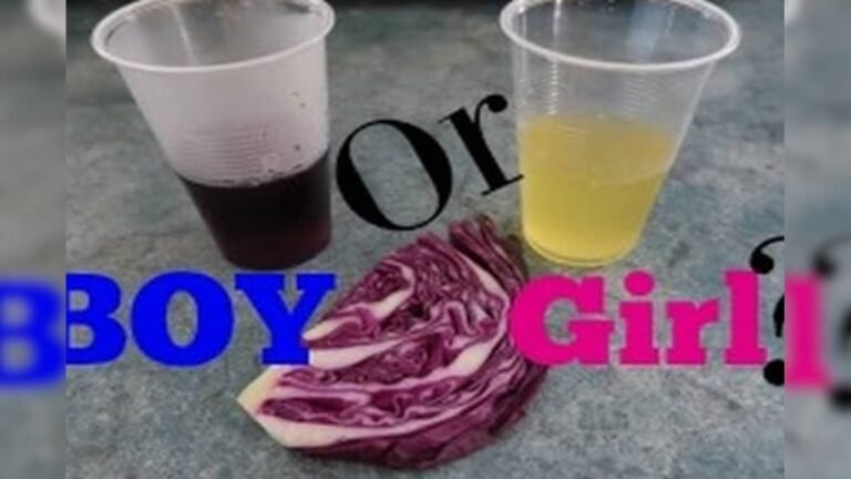 What is this viral Purple Cabbage Test? Every pregnant woman is trying to tell the gender of the child!