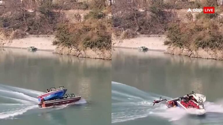 Uttarakhand News: Two boats collide in Alaknanda near Dhari Devi, major accident averted