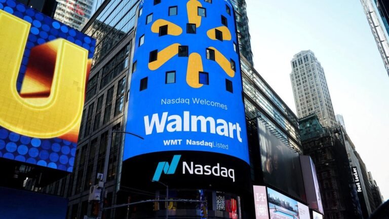 Walmart becomes first retailer to reach $1 trillion market valuation