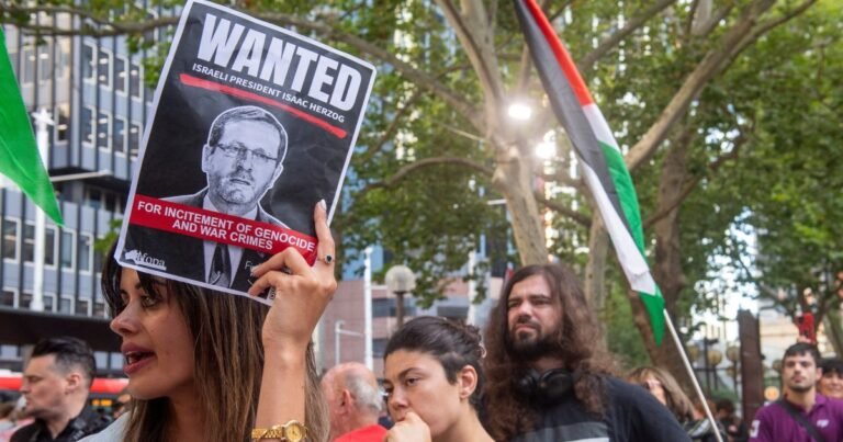 Australia charges teen over online threat as Israeli president due to visit | Protests News