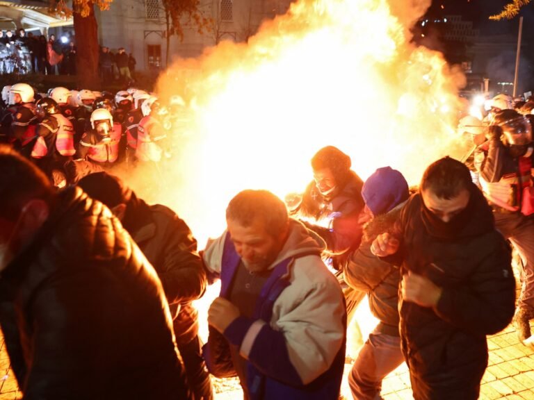 Antigovernment protests in Albania turn violent, at least 13 arrested | Protests News