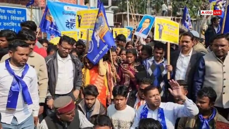 Congress state office of ‘Ambedkar Mahamanch’ gheraoed in Dehradun, sharp protest on Dalit issues
