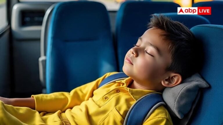 Big negligence in private school of Noida, innocent child of UKG remained locked in school bus for 7 hours, crying badly