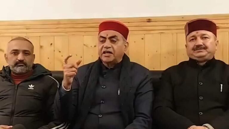 BJP taunts Himachal’s Sukhwinder Singh Sukhu government, ‘Not dancing, the courtyard is crooked’