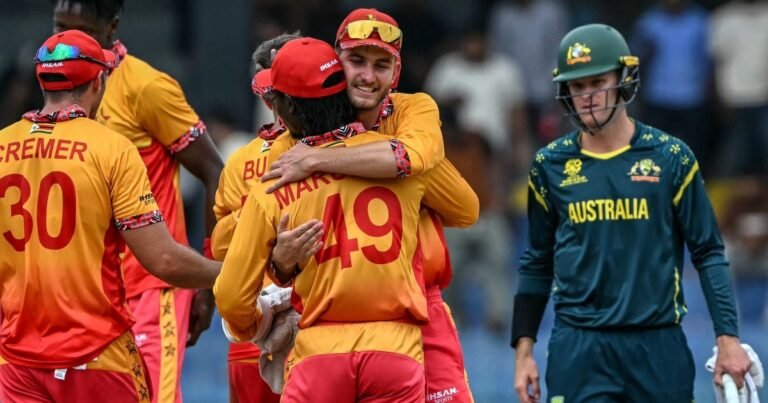 Zimbabwe shock Australia in huge upset at T20 World Cup | ICC Men’s T20 World Cup News