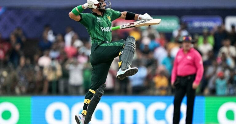 Farhan leads Pakistan into T20 World Cup Super Eights as Namibia crumble | ICC Men’s T20 World Cup News