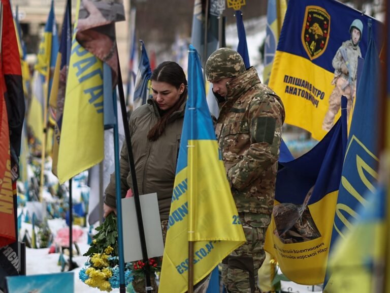 Familiar moments mark four years of Russia’s war on Ukraine