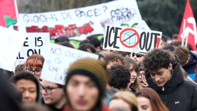 Anti-ICE protesters rally in Milan before Winter Olympics | Winter Olympics News