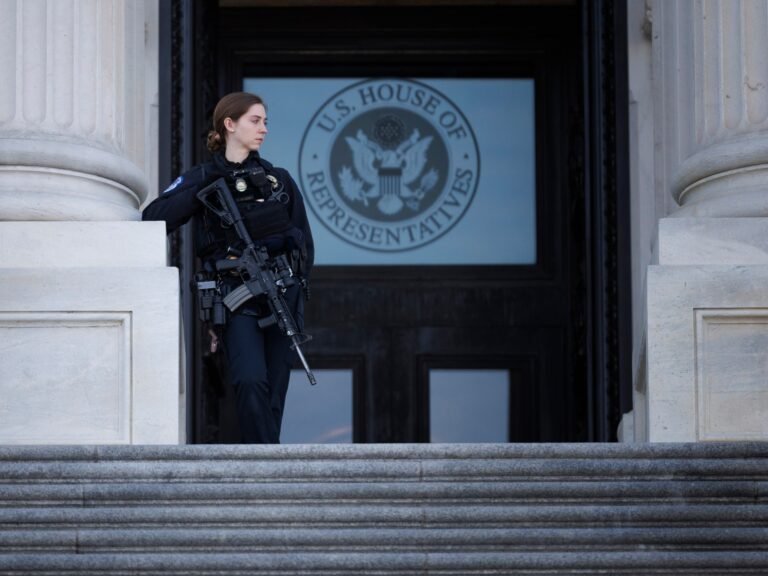 Man with shotgun running towards US Capitol building arrested by police | Police News