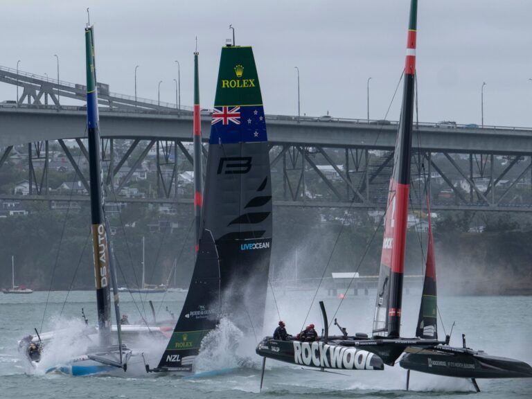 Two hurt after high-speed New Zealand-France crash at Auckland SailGP race | Olympics News