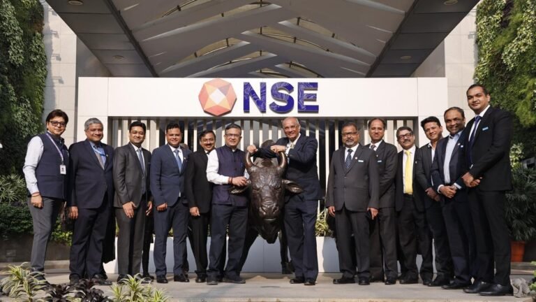 Aye Finance shares list flat at ₹129