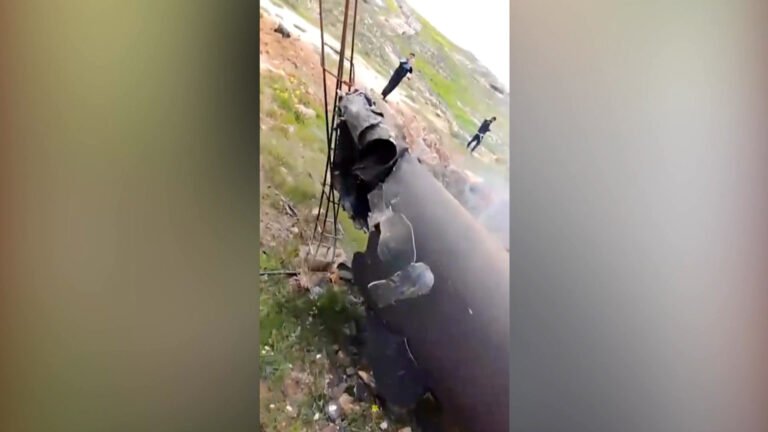 Debris from intercepted Iranian missile lands in Hebron | Israel-Iran conflict