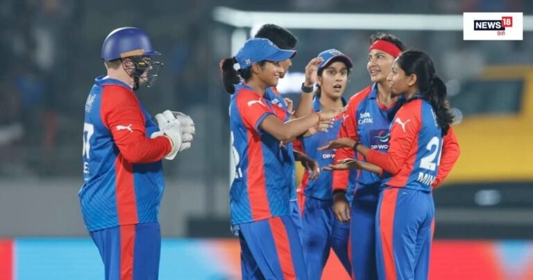 WPL Delhi Capitals reached final for fourth time after: Delhi Capitals team has reached the final for the fourth consecutive time in the Women’s Premier League.