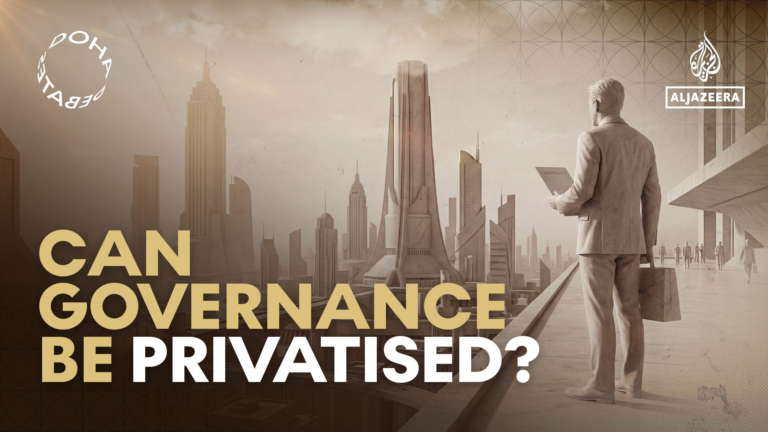 Can governance be privatised?