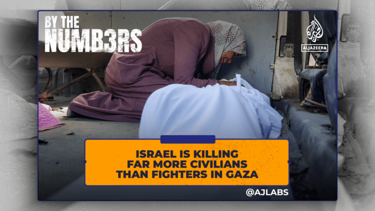 Israel is killing far more civilians than fighters in Gaza | Israel-Palestine conflict