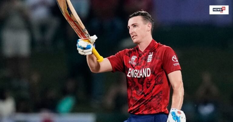 harry brook 1st captain score century in T20 WC: England’s Harry Brook has become the first captain in the world to score a century in the T20 World Cup.