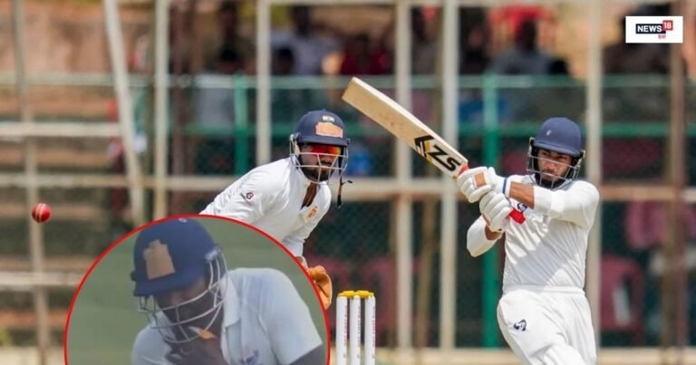 Ranji Trophy final Jammu and Kashmir captain Paras Dogra injured: In the Ranji Trophy final, Jammu and Kashmir captain Paras Dogra got badly injured on the ball of Prasidh Krishna.