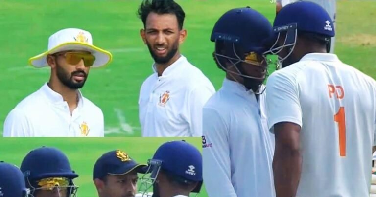 Ranji Trophy final turns into battlefield: Jammu and Kashmir captain Paras Dogra hits Karnataka fielder in Ranji final