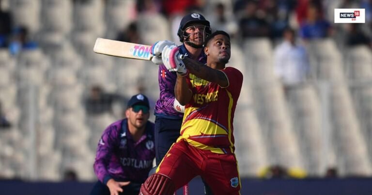 Shimron Hetmyer fastest fifty for West Indies in T20 World Cup: Shimron Hetmyer batted brilliantly against Scotland in T20 World Cup 2026 and completed his fifty in just 22 balls.