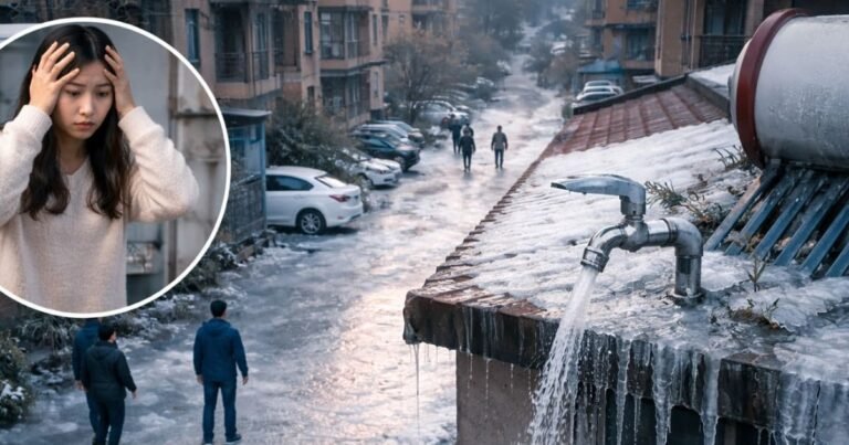 The woman forgot to close the tap after bathing, water kept flowing the whole night, everyone was left in tears after seeing what happened in the morning!