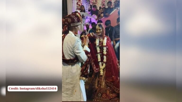 Right after Jaymala, the bride and groom danced, showed such chemistry on stage, people said – real couple!