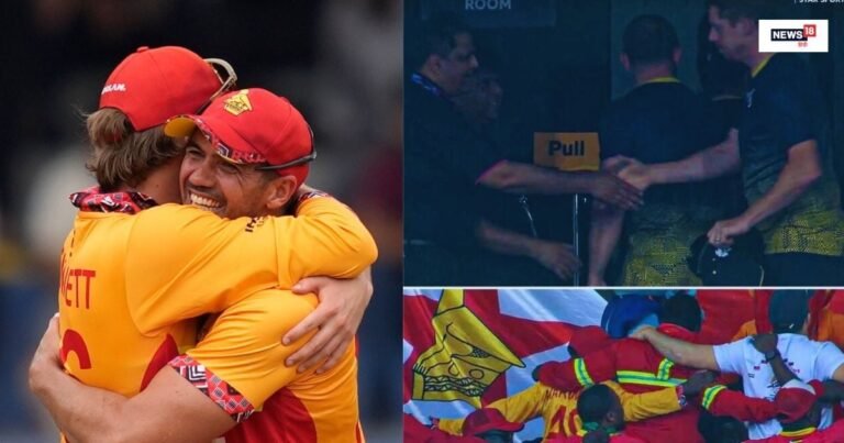 T20 World cup Zimbabwe fans Dance celebration Video: Zimbabwe team has reached Super-8 in ICC T20 World Cup 2026. Zimbabwe fans danced vigorously in the stadium on this special occasion.