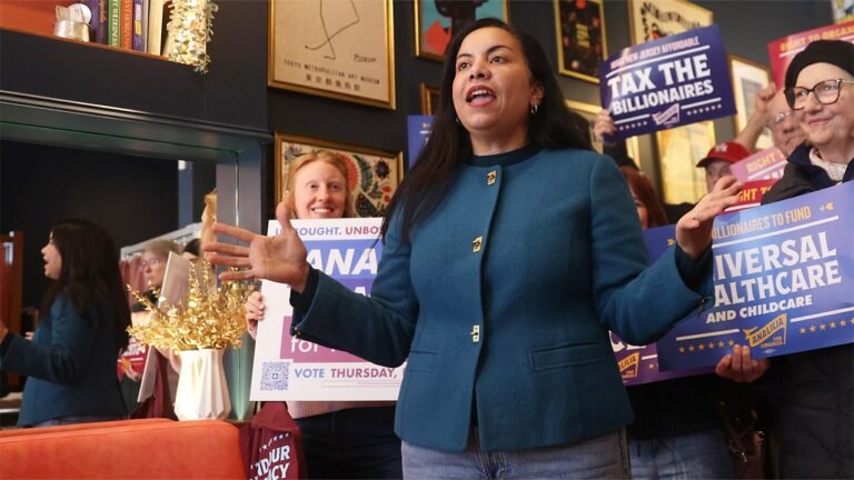 Progressive Analilia Mejia close to upset win in New Jersey primary