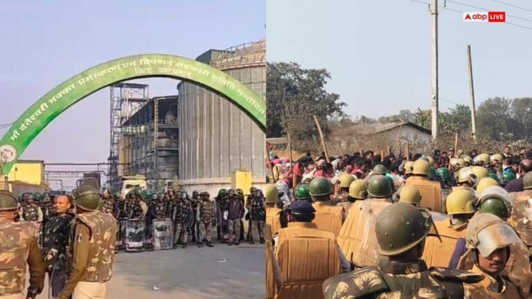 Kondagaon: Farmers’ ruckus in maize plant, vandalism due to crop damage due to chemical, clash with police