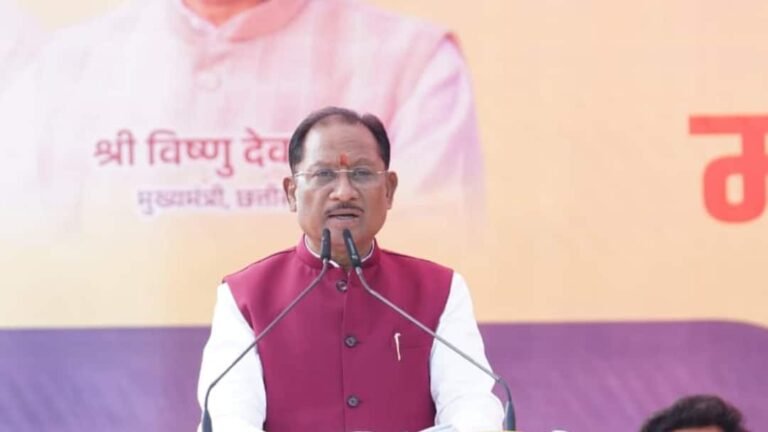 Chhattisgarh: Chief Minister Sai showed the path of development by doing Bhoomi Pujan of Mayali-Bagicha project.