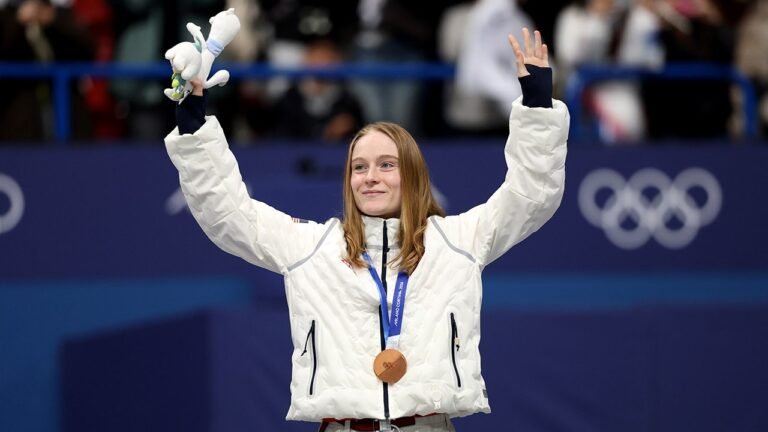 Corinne Stoddard wins Olympic short track bronze, first US woman to medal 2010