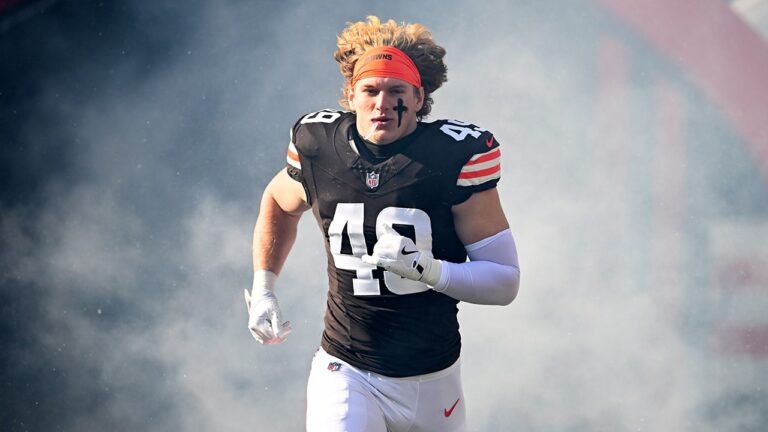 Browns’ Carson Schwesinger named 2025 NFL Defensive Rookie of the Year
