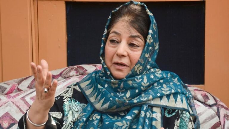 Jammu and Kashmir: Mehbooba Mufti welcomed this decision of the government, wrote a letter to the Union Minister