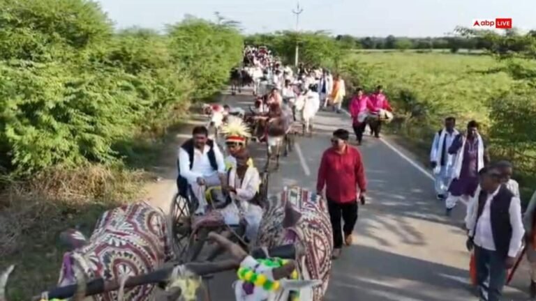Procession taken out on bullock carts, initiative to keep the tradition of Bundelkhand alive is being discussed