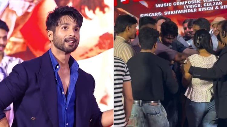 O Romeo: Shahid Kapoor suddenly left the stage at the event of ‘O Romeo’, this action of the fans became the reason; Watch Viral Video – Shahid Kapoor Mobbed By Fans In Movie O Romeo Song Paan Ki Dukaan Launch Event