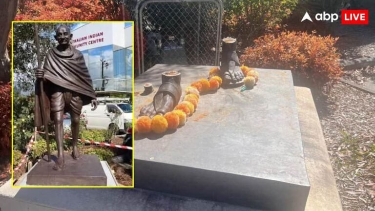 Mahatma Gandhi’s statue was cut with a grinder and stolen, 426 kg statue went missing in Australia, what did the Ministry of External Affairs say?