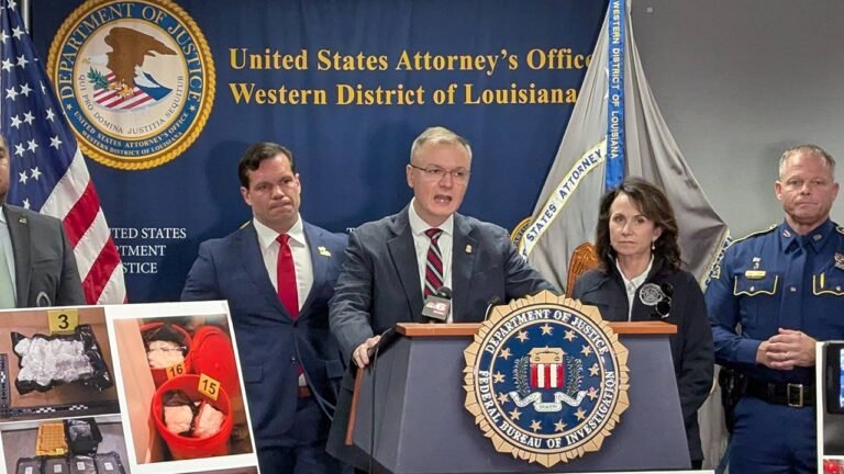 Authorities in Louisiana make more than 700 arrests in anti-drug crackdown