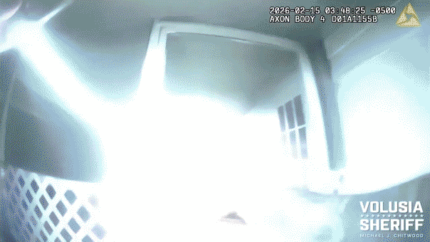 Florida deputy Austin Graham saves unconscious woman from house fire