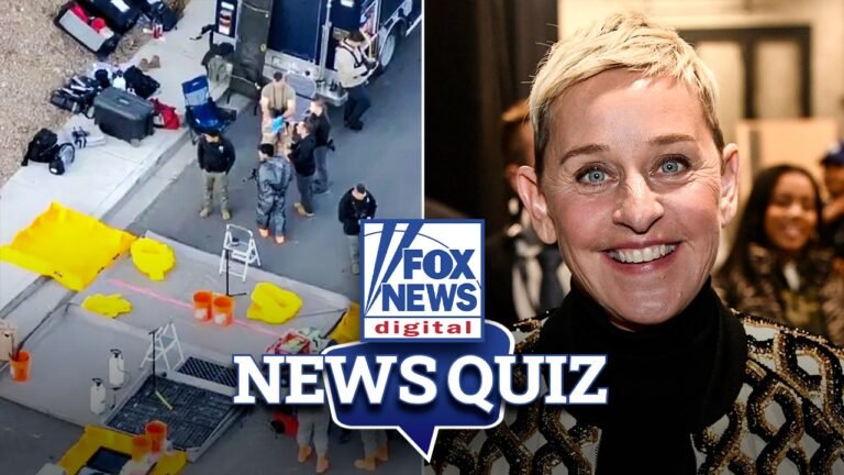 News Quiz: Ellen DeGeneres moving, Las Vegas police operation among top stories