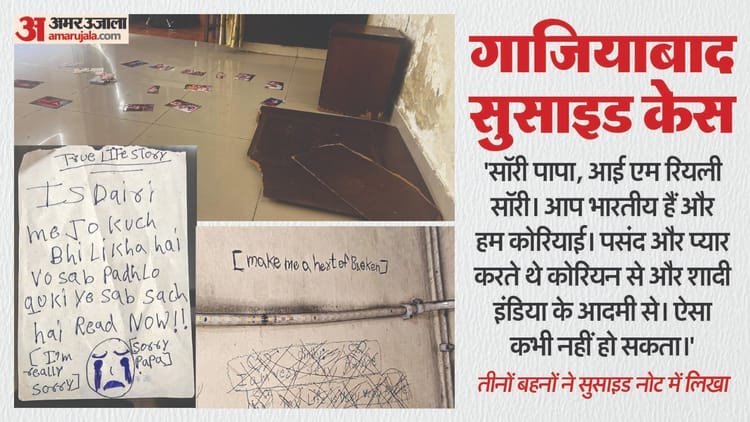 Up:’Papa, you are Indian, we are Korean, then how to marry an Indian?’; New twist in the suicide of three sisters of Ghaziabad – Ghaziabad Triple Suicide Story Three Innocent Sisters Suicide Due To Online Gaming Addiction