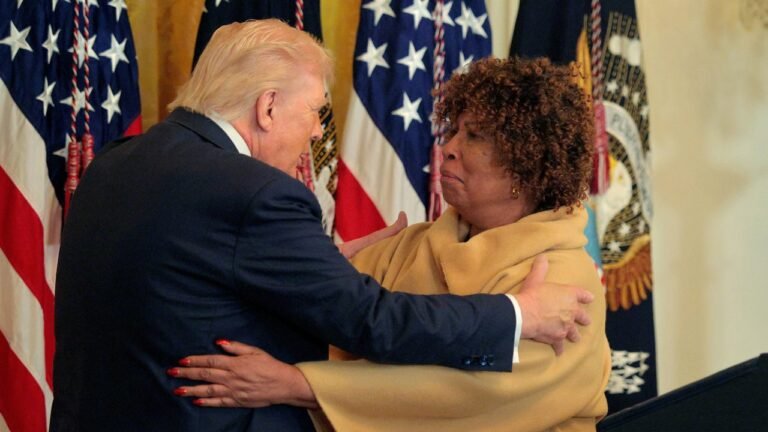 Forlesia Cook defends Trump at White House Black History Month event