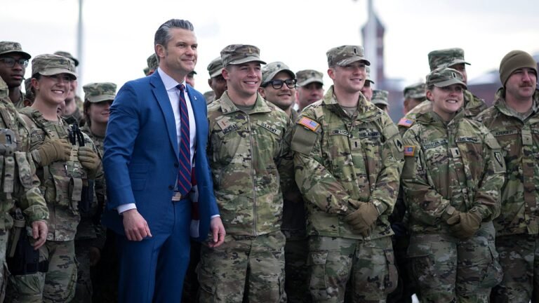 Hegseth says 2 West Virginia National Guard members to receive Purple Heart