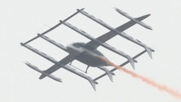 Chinese startup tests its flying car that can carry 10 people | Technology