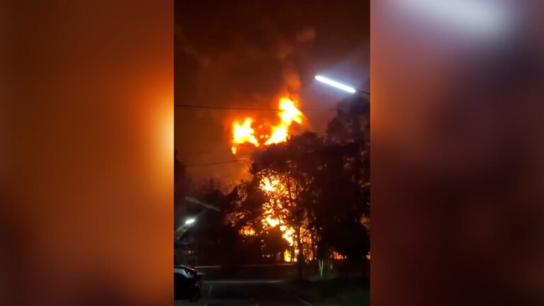 Massive explosions at border patrol ammunition depot in Thailand | Weapons