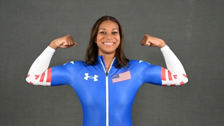 US bobsled Olympian Jasmine Jones competes in Milan Cortina Olympics